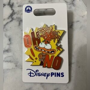 Disney Inside Out - Anxiety “Oh No”  Character Enamel Pin